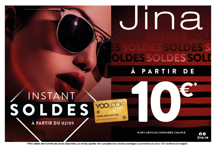 JINA soldes Réunion