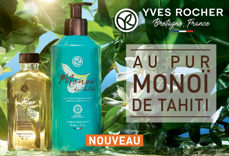 -30% sur toute la gamme MONOI, valable du 02 au 23/01