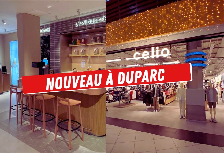 Venez découvrir les nouveautés du Centre Commercial DUPARC Sainte-Marie !