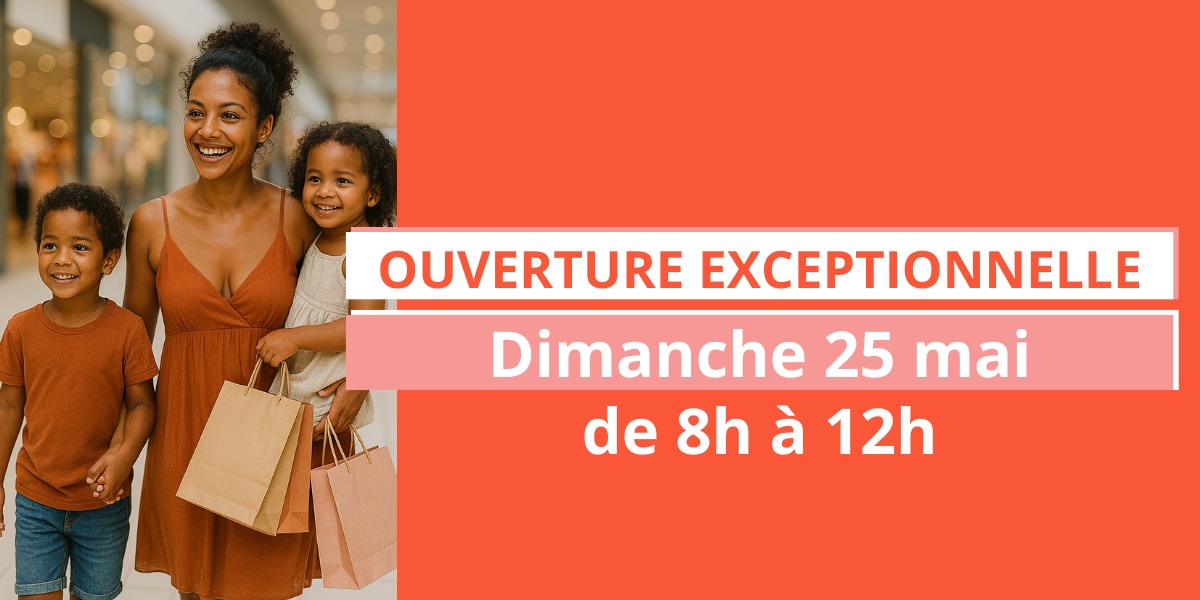 🌸 Ouverture exceptionnelle ce dimanche pour la Fête des Mères !