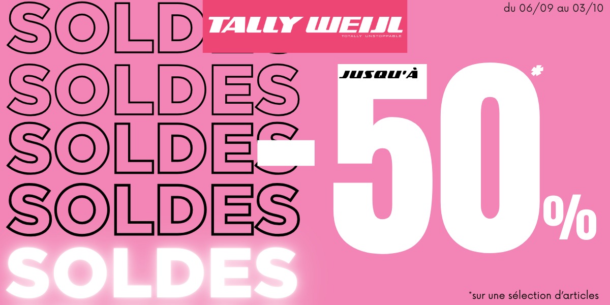🎉Tally Weijl en soldes avec-50%  ! 👗🔥