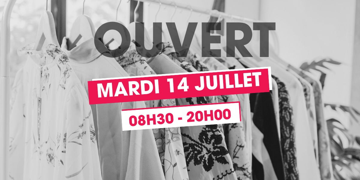 Nous sommes ouverts 