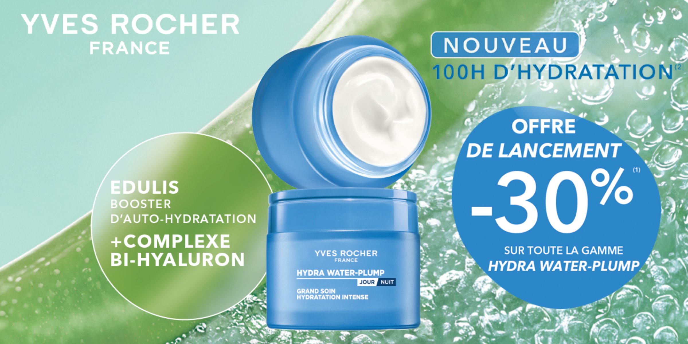 💦 HYDRA WATER PLUMP d'YVES ROCHER débarque à La Réunion !