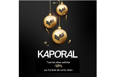 Offre de Noël chez Kaporal !