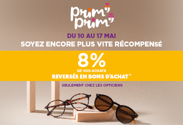 Prim'Prim' : Cagnottez 8% avec vos opticiens ! 😎